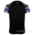 Camiseta Dry Fit que absorbe la humedad Negro Royal